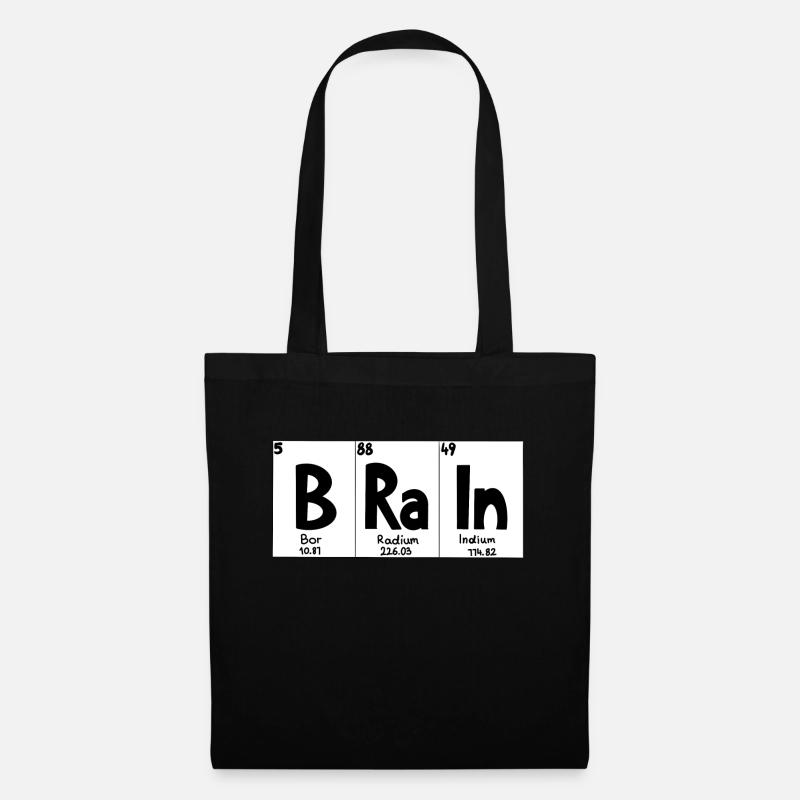 Brain Chemie Symbole - Stoffbeutel - Schwarz