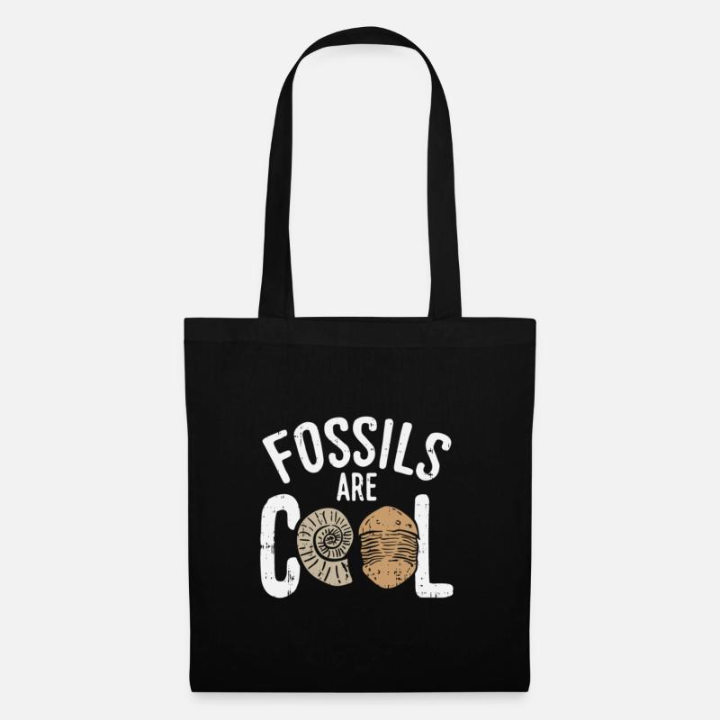 Fossils Are Cool - Tote Bag - black