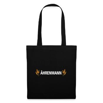 Ährenmann Bauer Farmer Land Geschenk - Stoffbeutel - Schwarz - Vorne