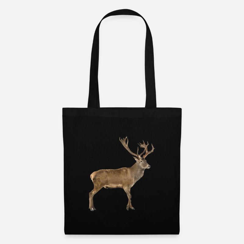 red deer - Tote Bag - black
