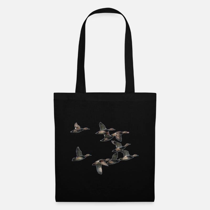 banda d'anatra volare - Borsa di stoffa - nero
