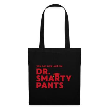 Diplôme universitaire doctorat disant cadeau - Sac en tissu - noir - Devant