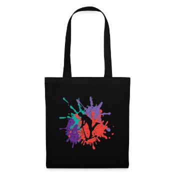 Cadeau de loisirs d'art de cascade de scooter - Sac en tissu - noir - Devant