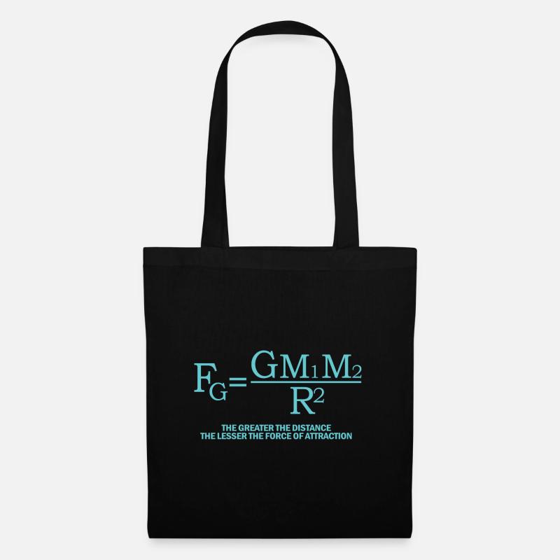 Physik Formel Physiker Student Geschenk - Stoffbeutel - Schwarz