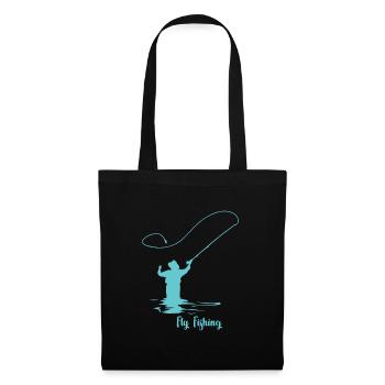 Fly fishing gift fishing trip fishing day - Tote Bag - black - Front