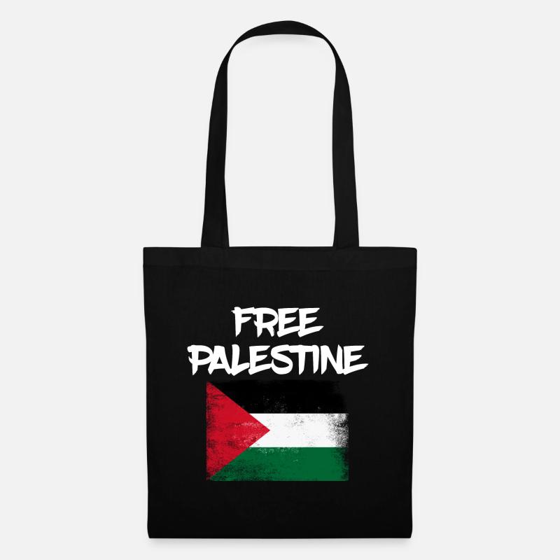 free palestine palästina - Stoffbeutel - Schwarz