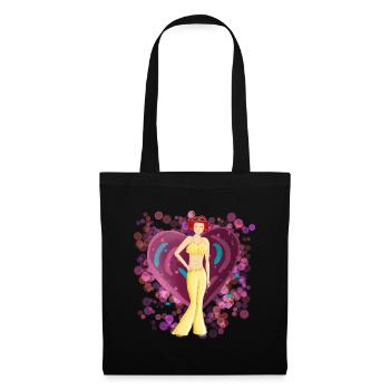 Dance2Trance - Red Hair Dancing Queen - Tote Bag - black - Front