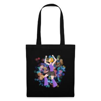 Dance2Trance - Happy Girl - Tote Bag - black - Front