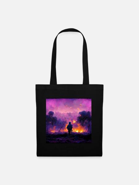 Sauvons la planète. - Sac en tissu - noir