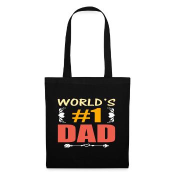 no1 dad of the world - Tote Bag - black - Front