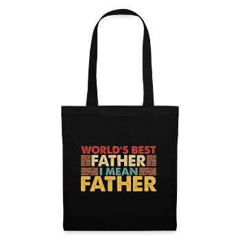 Weltweit bester Farter Mid-Range Dad- Funny Dads - Stoffbeutel - Schwarz - Vorne