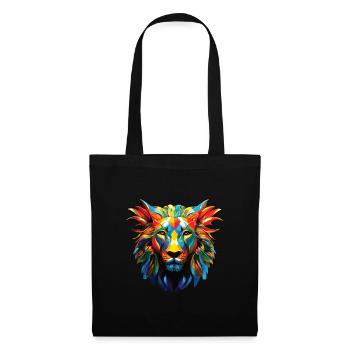 Lion, Lion's Head, Animal, Africa, King - Tote Bag - black - Front