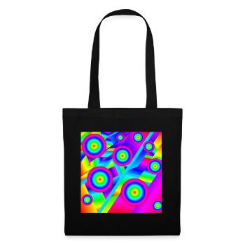 Musique abstraite - Sac en tissu - noir - Devant