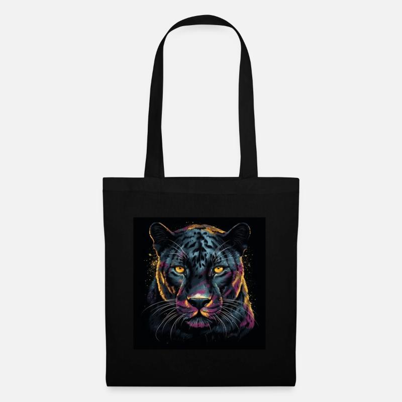LA PANTHÈRE NOIRE - Sac en tissu - noir