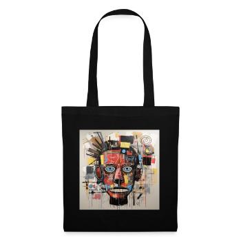 STREET ART PORTRAIT JM-B - Tote Bag - black - Front