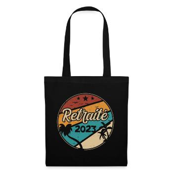 Retired 2023 Original Vintage Retirement Humor - Tote Bag - black - Front