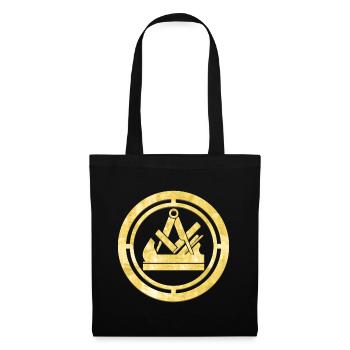 Schreiner Tischler Zunft Logo Wappen Gold - Sac en tissu - noir - Devant