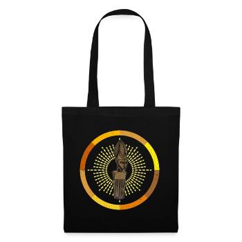 Coiffure afro Culture des cheveux peignés Histoire africaine - Sac en tissu - noir - Devant