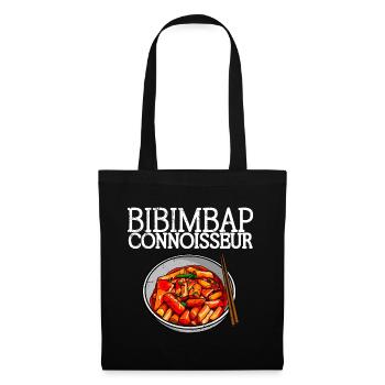 bibimbap rice asian korean culture gerischt kitchen - Tote Bag - black - Front