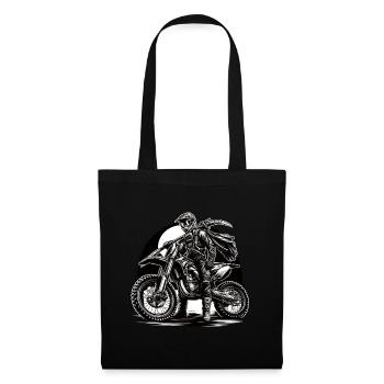 Cavalier de minuit - Sac en tissu - noir - Devant