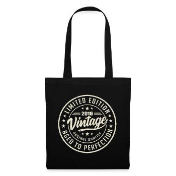 Vintage 2016 Gift 2016 Retro Birthday 2016 - Tote Bag - black - Front
