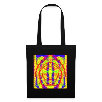 Abstract yellow and blue design - Tote Bag - black - Front