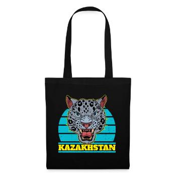 Kasachstan Astana National Tier Herkunft UdSSR - Stoffbeutel - Schwarz - Vorne