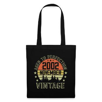 Birthday November 2002 Vintage November Gift - Tote Bag - black - Front