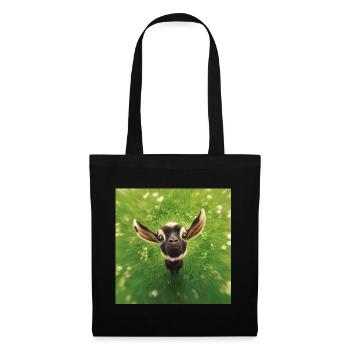 Little goat peeping - Tote Bag - black - Front