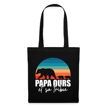 Papa Bear - Little Bears - Tote Bag - black - Front