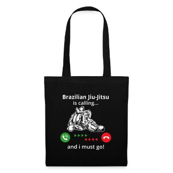 Brazilian jiu jitsu is calling and i must go - Sac en tissu - noir - Devant
