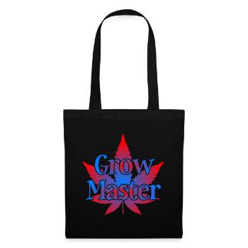 Grow Master - Cannabis - Marijuana - Marihuana - Stoffbeutel - Schwarz - Vorne