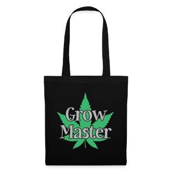Grow Master - Cannabis - Marijuana - Marihuana - Stoffbeutel - Schwarz - Vorne