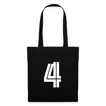 Maillot numéro 4 – Cadeau anniversaire 4 ans - Sac en tissu - noir - Devant
