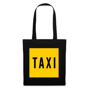 Taxi - Sac en tissu - noir - Devant