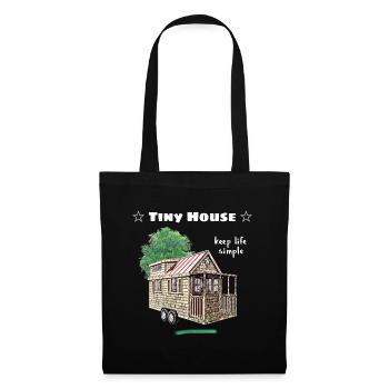 Tiny House Design - Tote Bag - black - Front