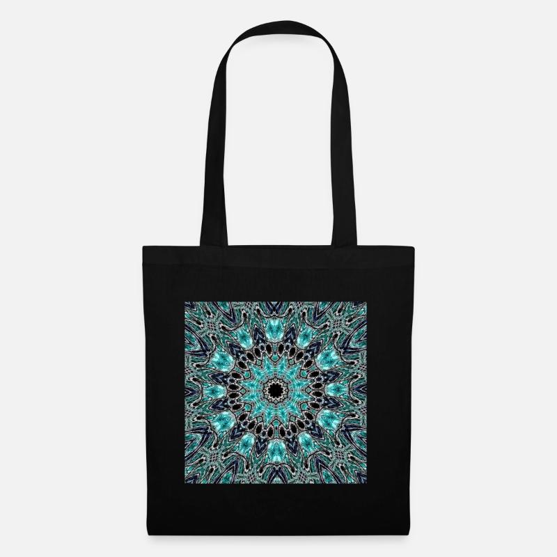 Collection Mandala - Sac en tissu - noir
