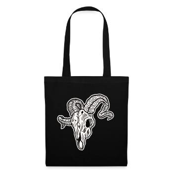 Skull Skeleton Skull Horror Halloween Gift - Tote Bag - black - Front