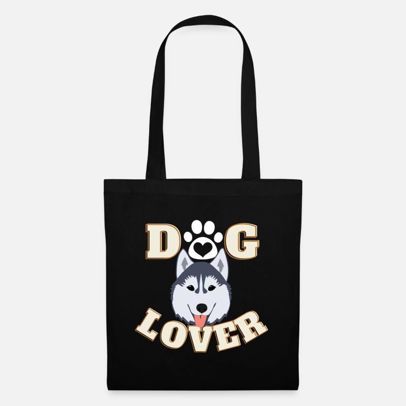 Dog Lover - Stoffbeutel - Schwarz
