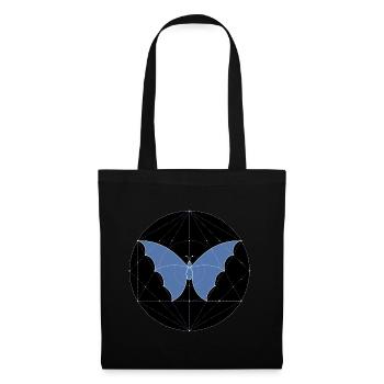 Sacred Geometry Butterfly - Tote Bag - black - Front