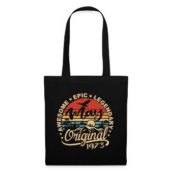 Anniversaire Mai 1973 mai | Gift May 1973 - Sac en tissu - noir - Devant