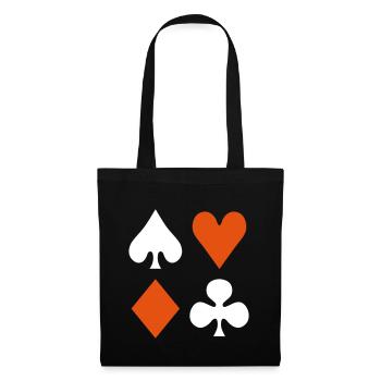 Poker - Tote Bag - black - Front