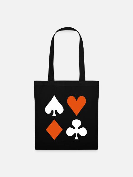 Poker - Stoffbeutel - Schwarz