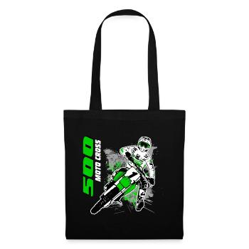 MotoCross - Supercross - MX - SX - FMX - Stoffbeutel - Schwarz - Vorne