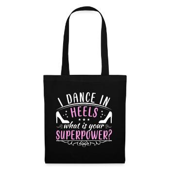 Formation en danse Ballroom Danse de couple - Sac en tissu - noir - Devant