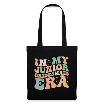 In My Junior Bridesmaid Era Fun Wedding Engagement - Sac en tissu - noir - Devant