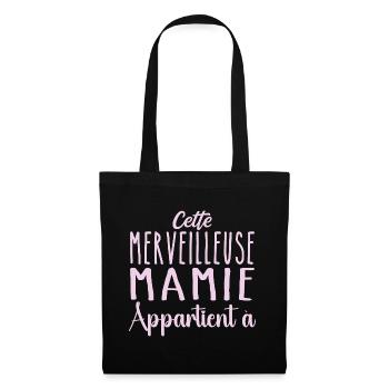 This wonderful granny belongs to personalized - Tote Bag - black - Front