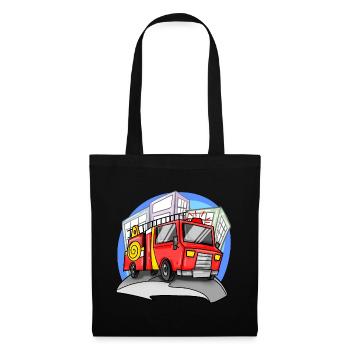 Fire brigade fire engine - Tote Bag - black - Front