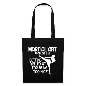Mixed Martial Arts MMA - Stoffbeutel - Schwarz - Vorne