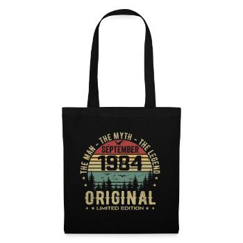 Original Birthday 1984 - September 1984 Gift - Tote Bag - black - Front
